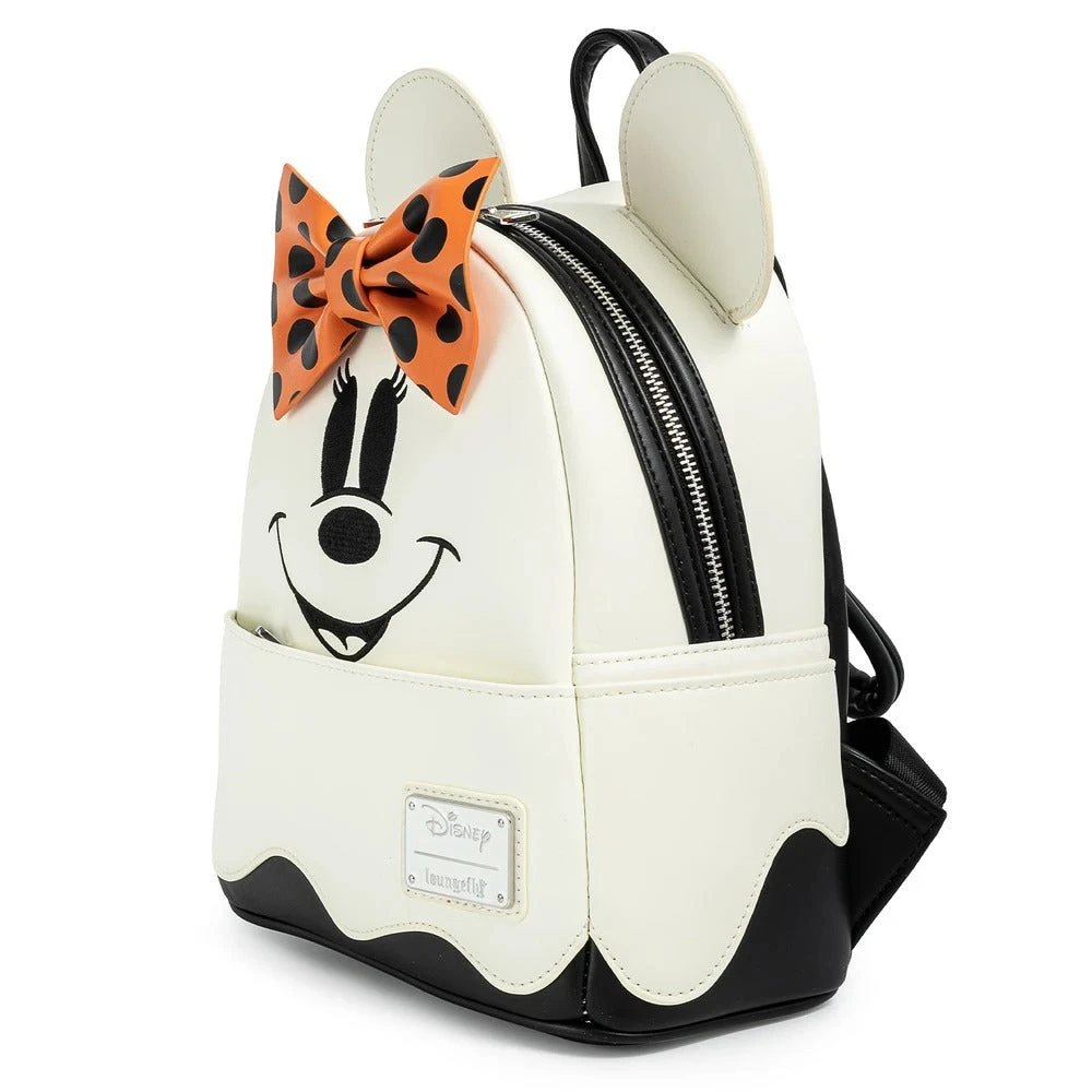 Loungefly Disney Ghost Minnie Glow-in-the-Dark Cosplay Mini Backpack - Image 3