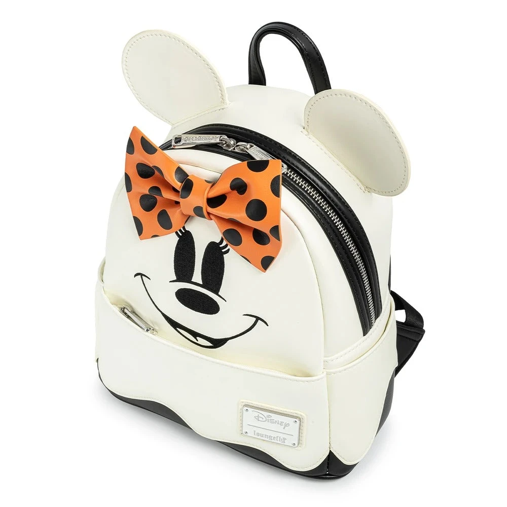 Loungefly Disney Ghost Minnie Glow-in-the-Dark Cosplay Mini Backpack - Image 4