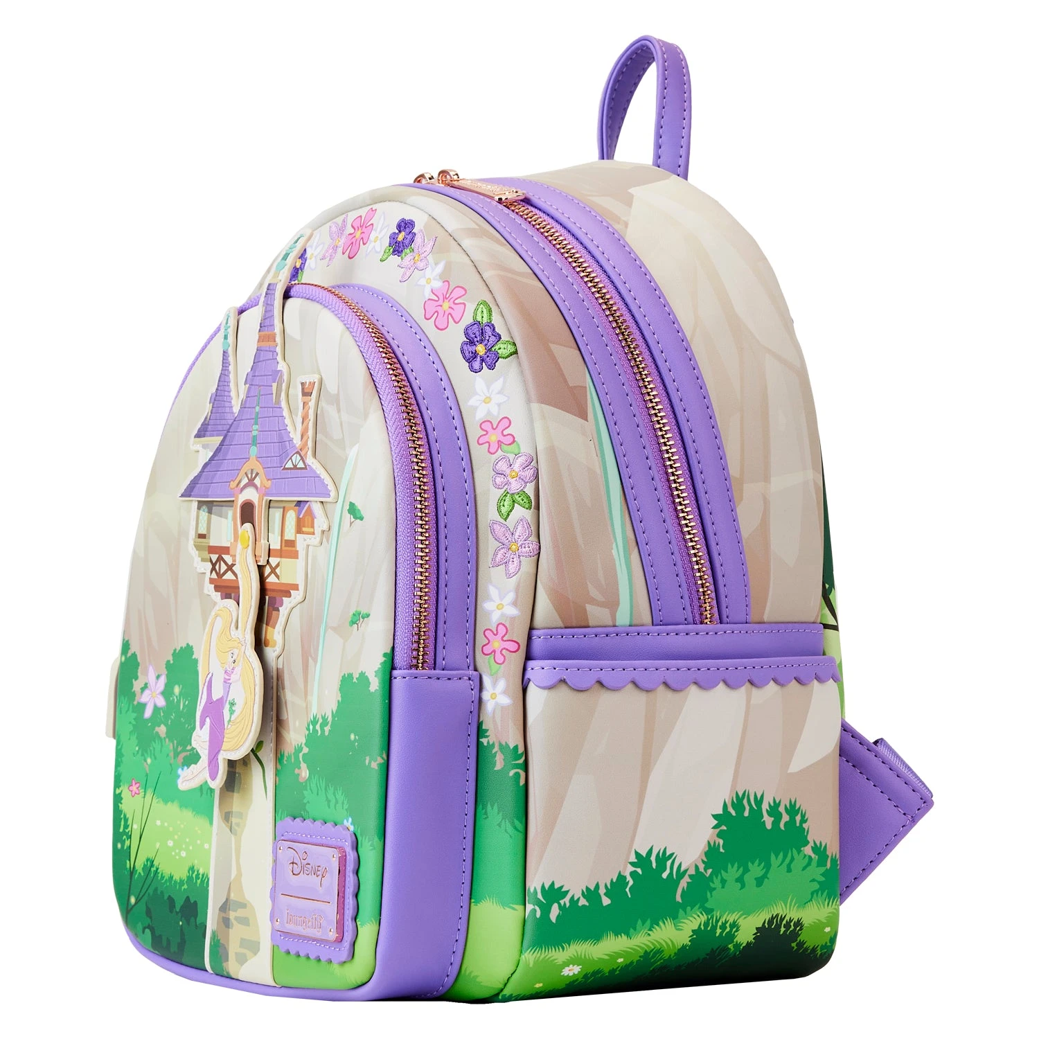 Loungefly Disney Tangled Rapunzel Swinging From Tower Mini Backpack - Image 3