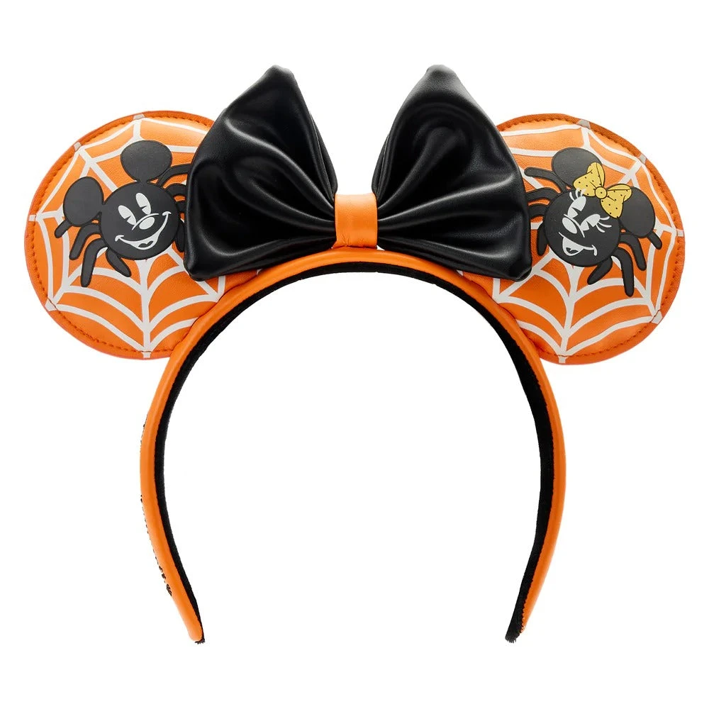 Loungefly Disney Mickey & Minnie Spider Bow Headband