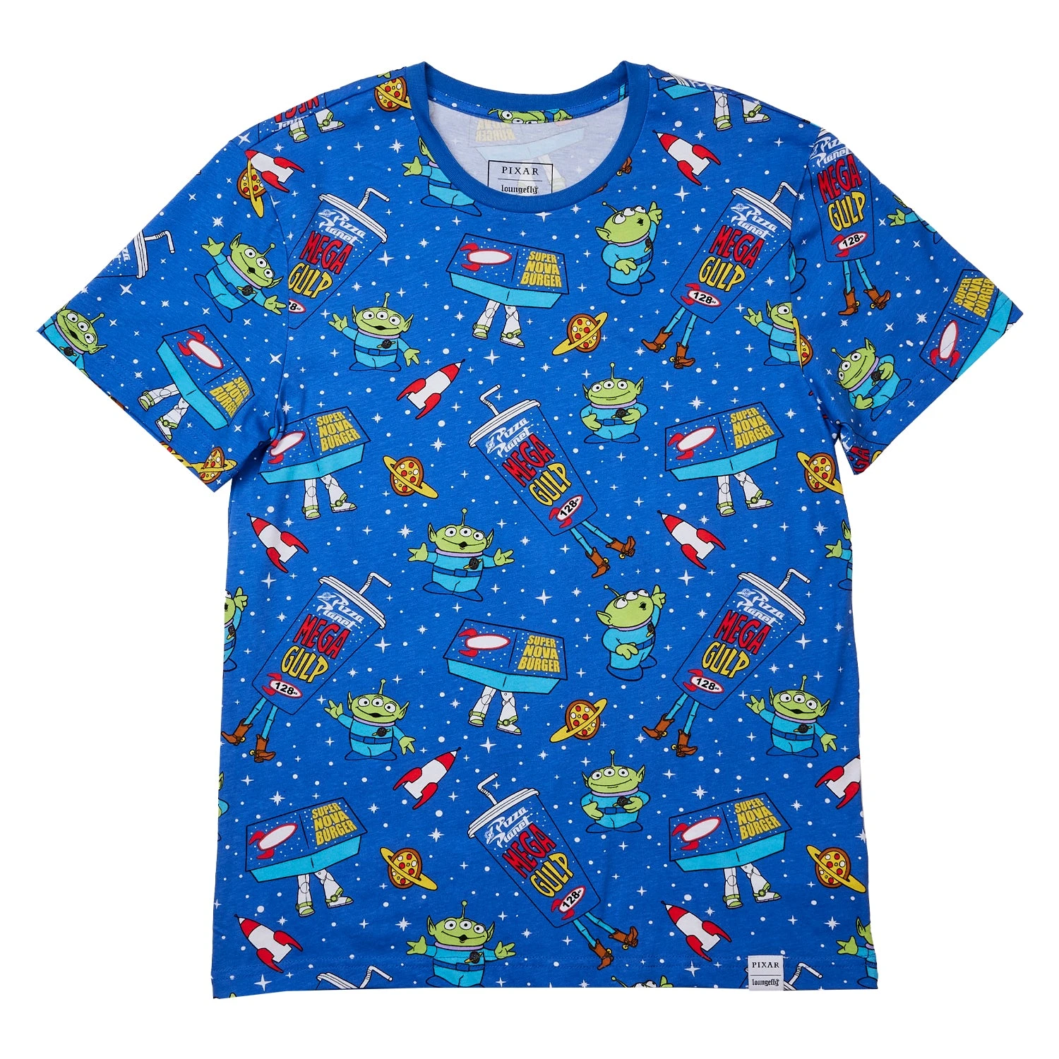 Loungefly Pixar Toy Story Alien AOP Unisex Tee Roller Print