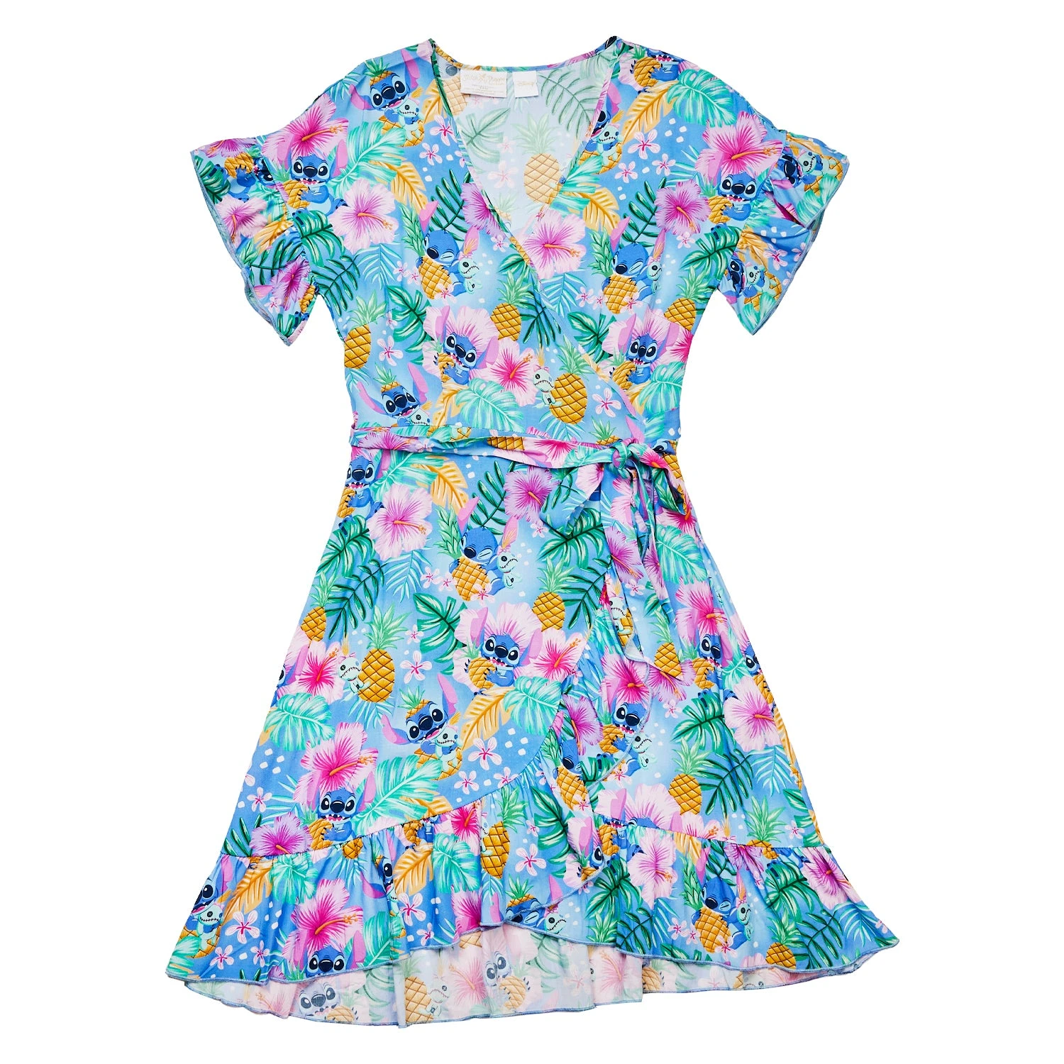 Loungefly Stitch Shoppe Disney Lilo And Stitch Tropical Wrap Ilana Dress