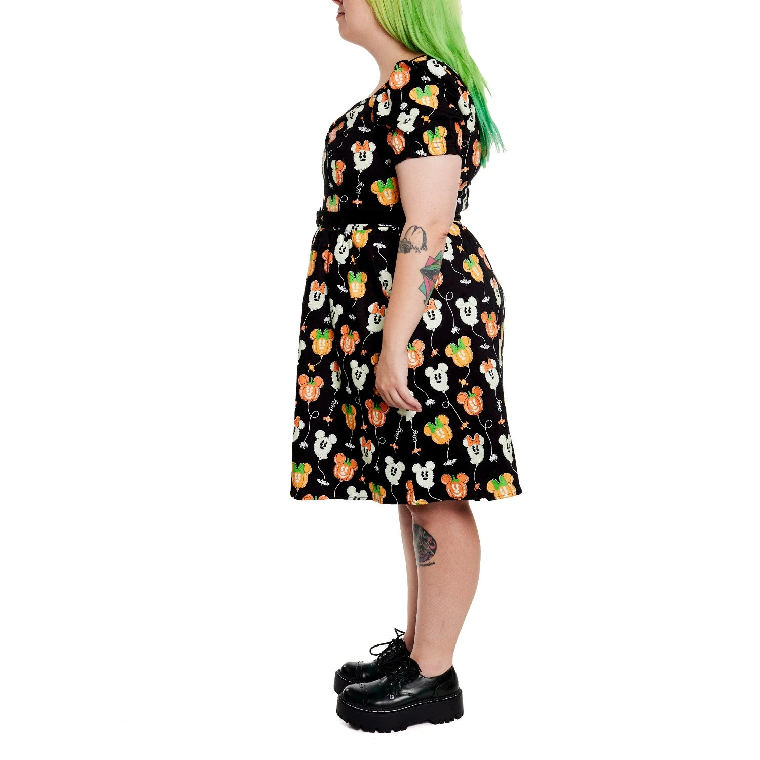 Loungefly Stitch Shoppe Disney Minnie Mouse Pumpkin Balloon Allison Dress - Image 2