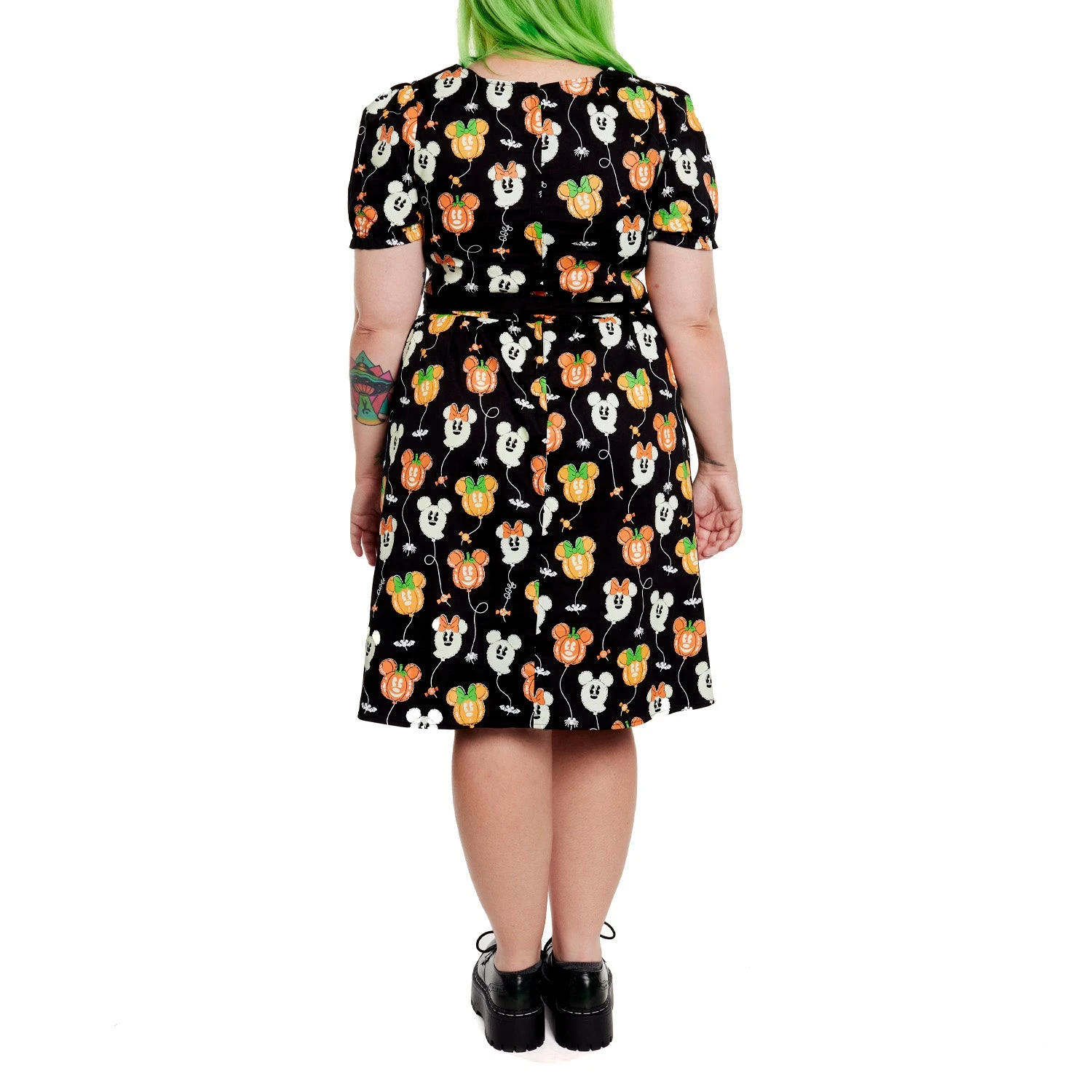 Loungefly Stitch Shoppe Disney Minnie Mouse Pumpkin Balloon Allison Dress - Image 3