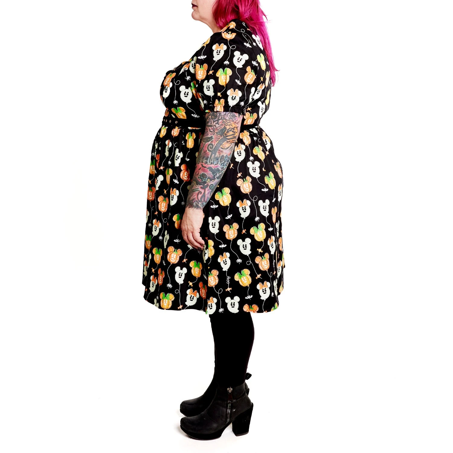 Loungefly Stitch Shoppe Disney Minnie Mouse Pumpkin Balloon Allison Dress - Image 5