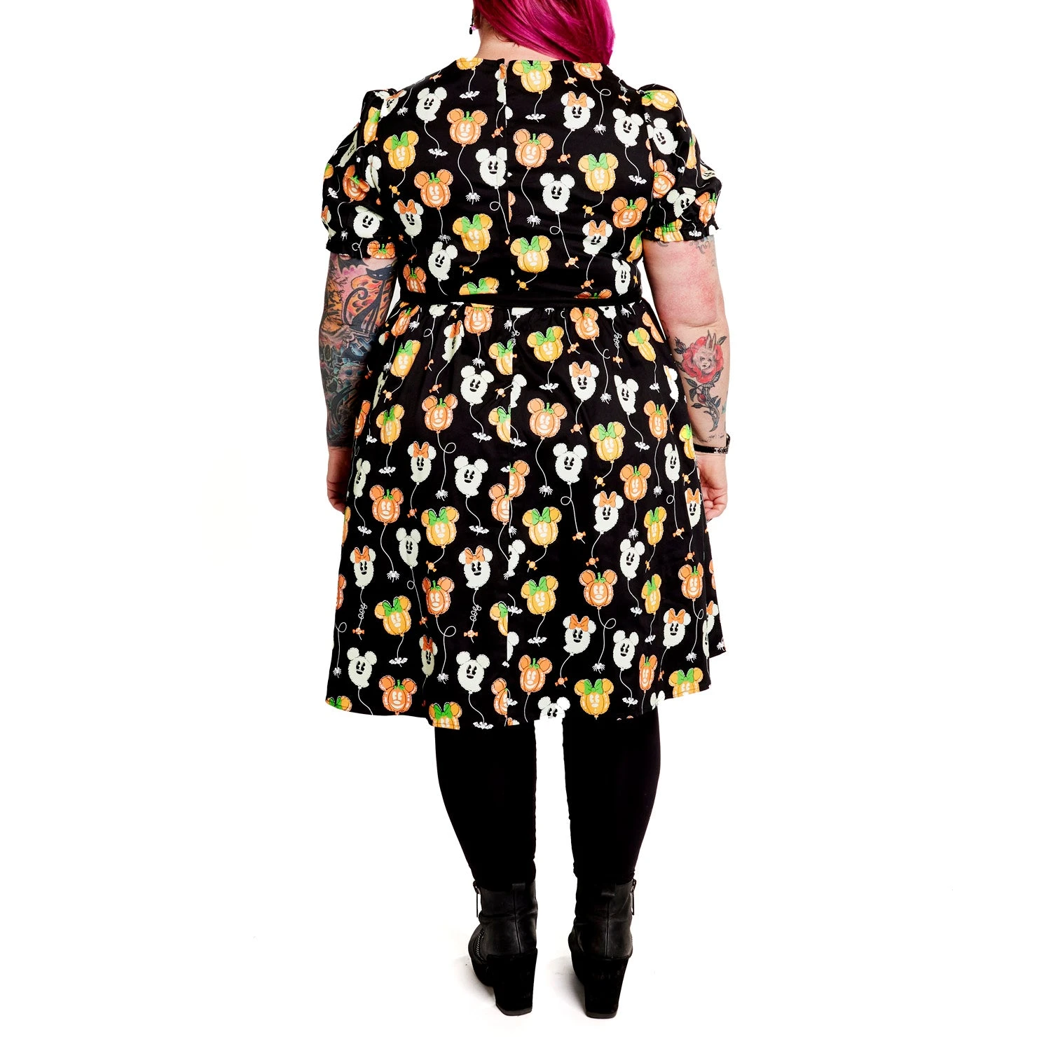 Loungefly Stitch Shoppe Disney Minnie Mouse Pumpkin Balloon Allison Dress - Image 6