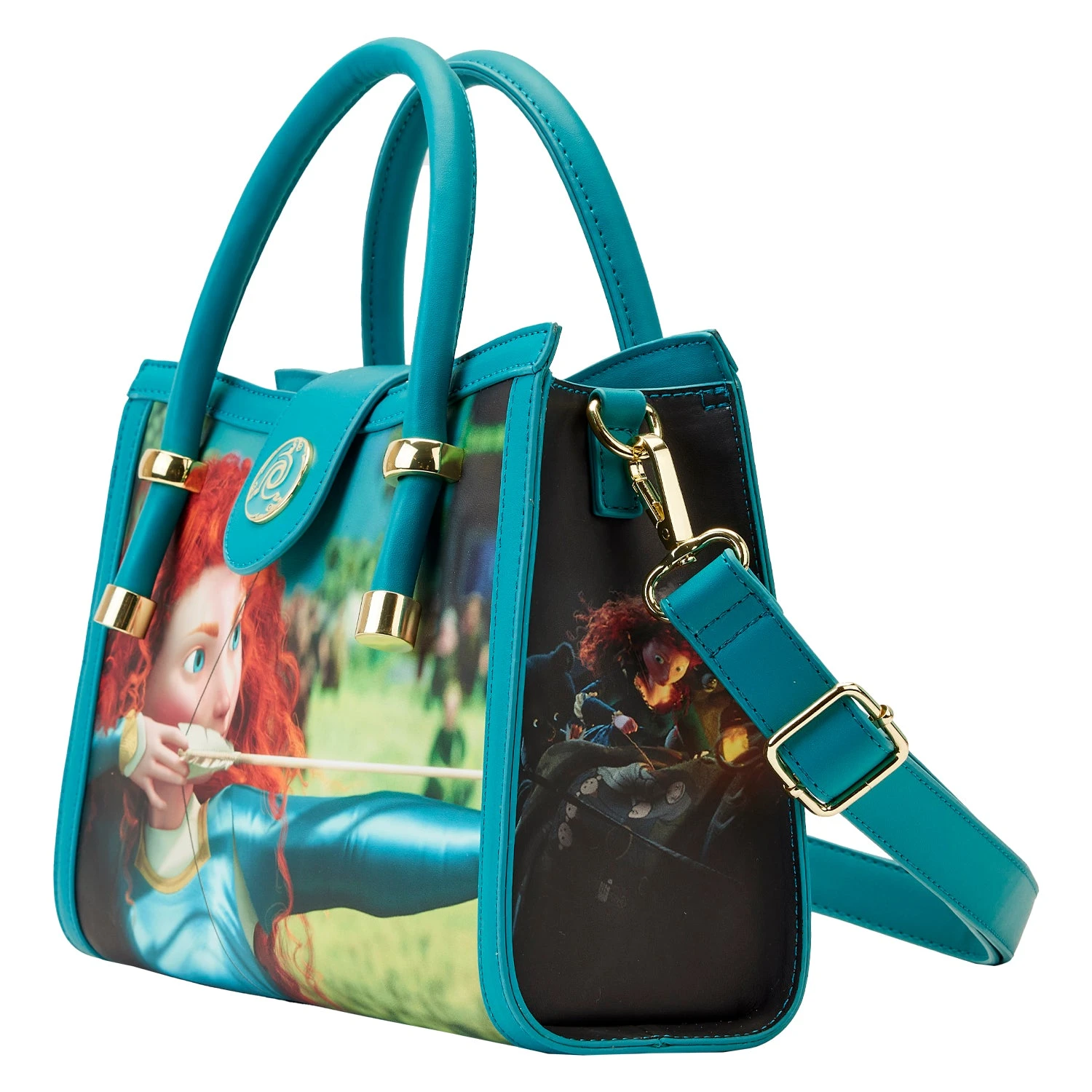 Loungefly Disney Brave Merida Princess Scene Crossbody Bag - Image 2