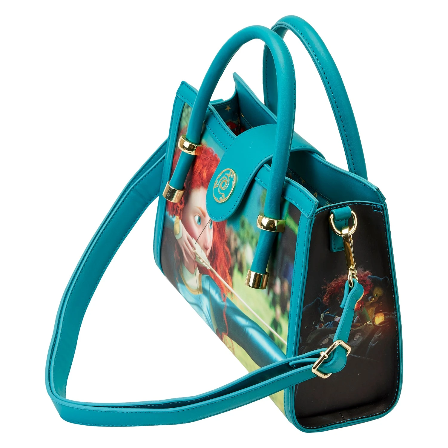 Loungefly Disney Brave Merida Princess Scene Crossbody Bag - Image 3