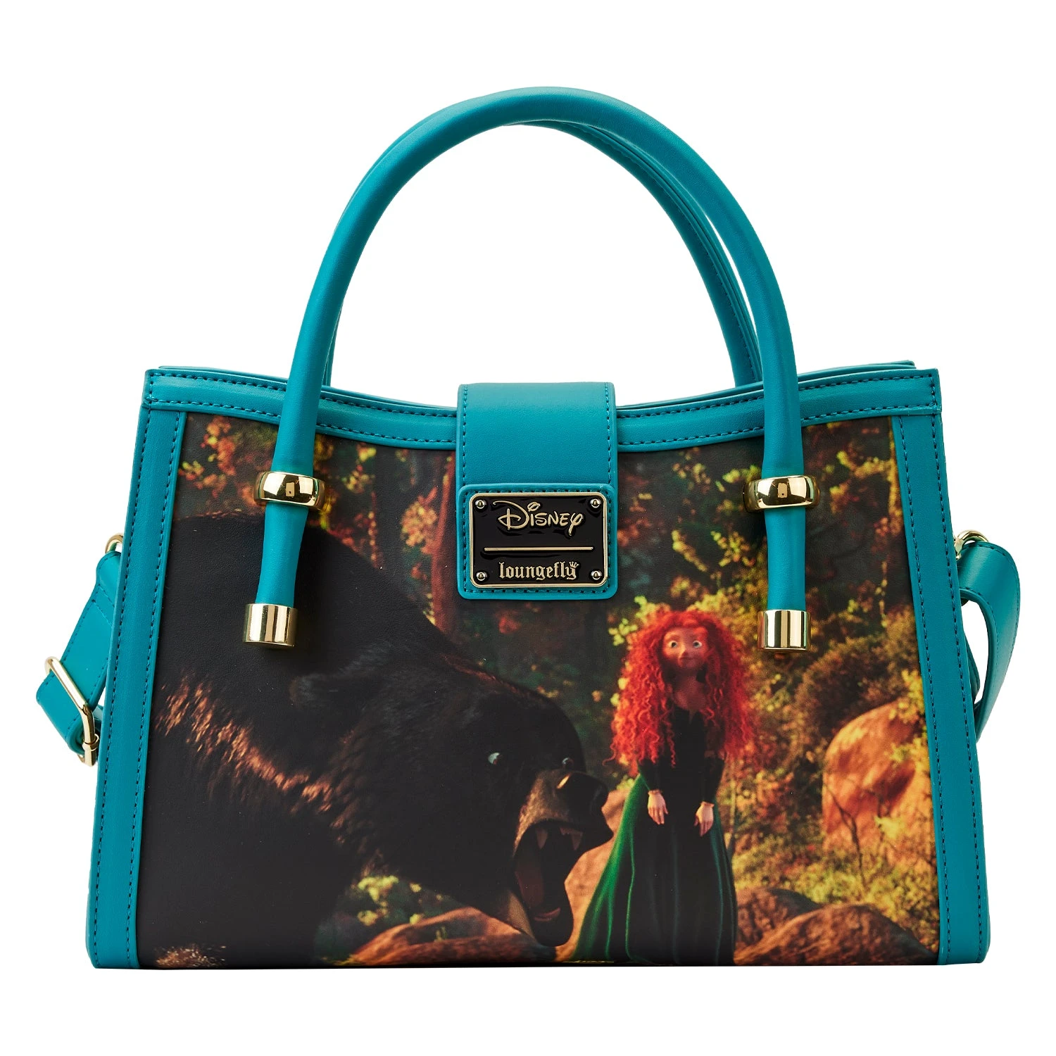 Loungefly Disney Brave Merida Princess Scene Crossbody Bag - Image 5