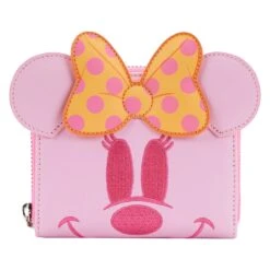 Loungefly Disney Pastel Ghost Minnie Glow In The Dark Ziparound Wallet