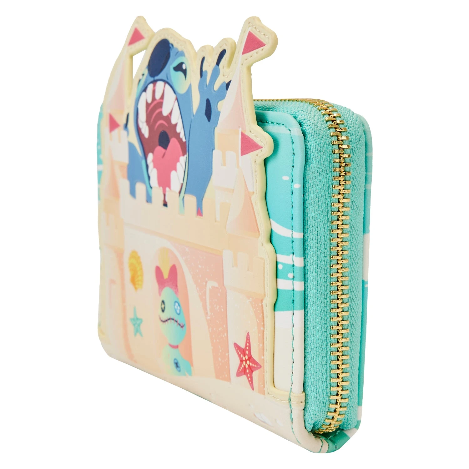 Loungefly Disney Stitch Sandcastle Beach Surprise Ziparound Wallet - Image 3