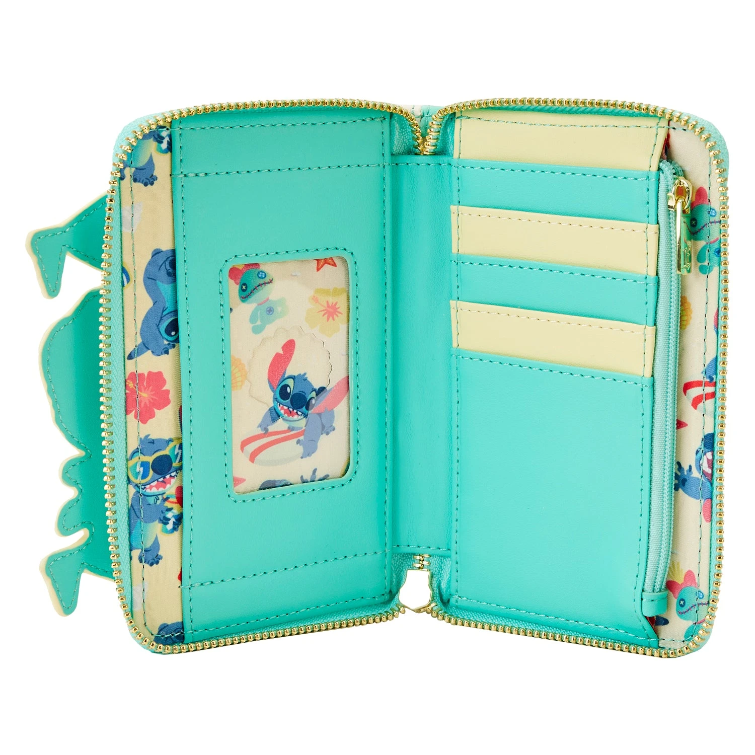 Loungefly Disney Stitch Sandcastle Beach Surprise Ziparound Wallet - Image 4