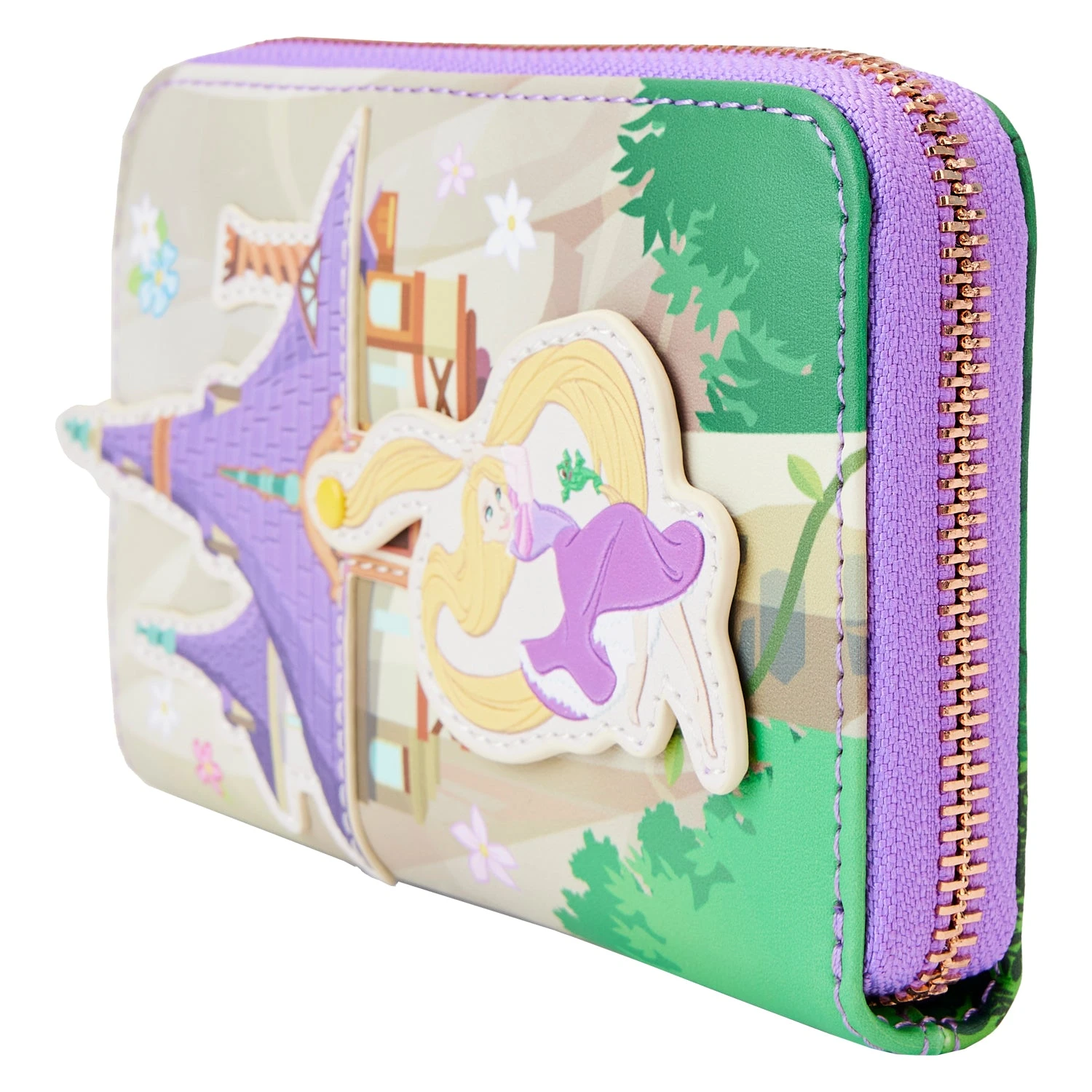 Loungefly Disney Tangled Rapunzel Swinging From Tower Ziparound Wallet - Image 3