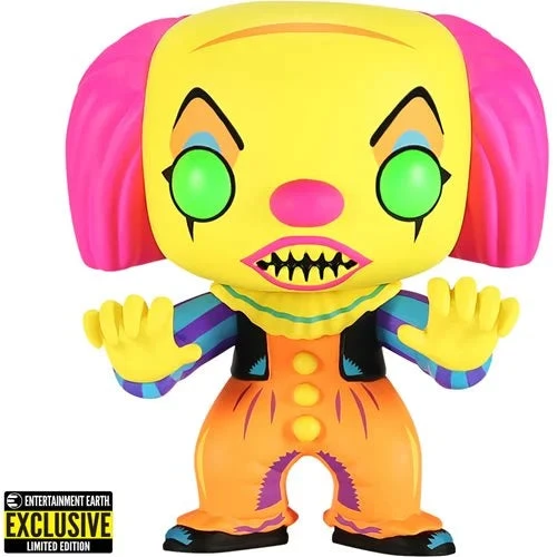 Funko Pop! IT Pennywise Black Light Pop! Vinyl Figure - Entertainment Earth Exclusive - Image 2