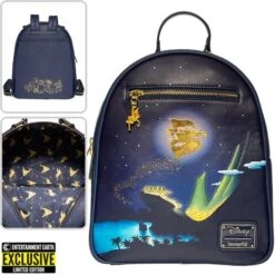 Loungefly Disney Peter Pan Flying Jolly Roger Mini-Backpack - Entertainment Earth Exclusive