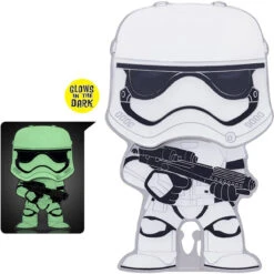 Funko Pop! Star Wars First Order Stormtrooper GITD Large Enamel Pop! Pin