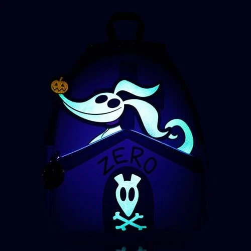 Loungefly Disney The Nightmare Before Christmas Zero Doghouse GITD Mini Backpack EE Exclusive - Image 3