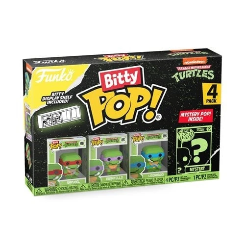 FUNKO Teenage Mutant Ninja Turtles 4-Pack Series 4 Bitty Pop! - Image 3