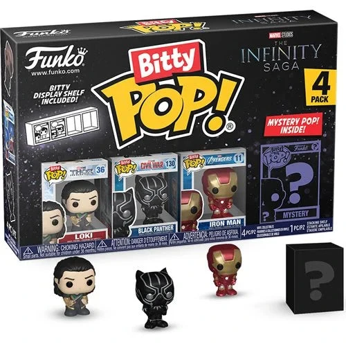 FUNKO Marvel The Infinity Saga 4-Pack Series 4 Bitty Pop!
