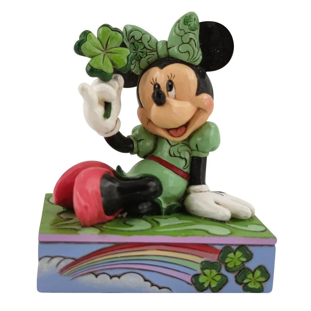 Enesco Disney Traditions Minnie Shamrock Personality By Jim Shore