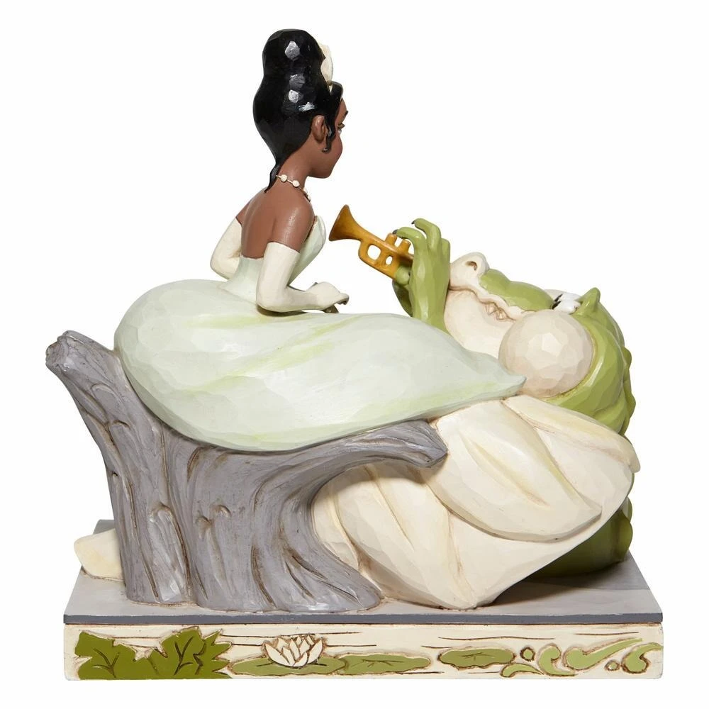 Enesco Disney Traditions White Woodland Tiana W/ Louie By Jim Shore - Image 2