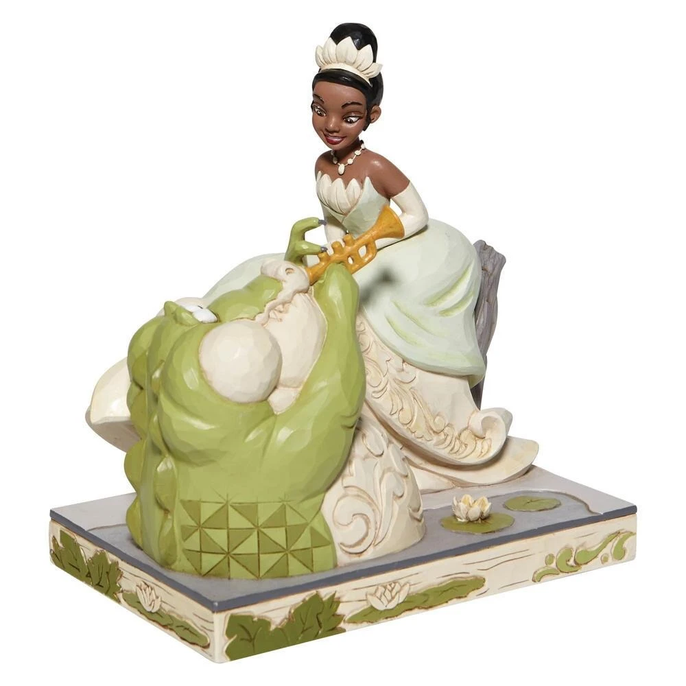 Enesco Disney Traditions White Woodland Tiana W/ Louie By Jim Shore - Image 4