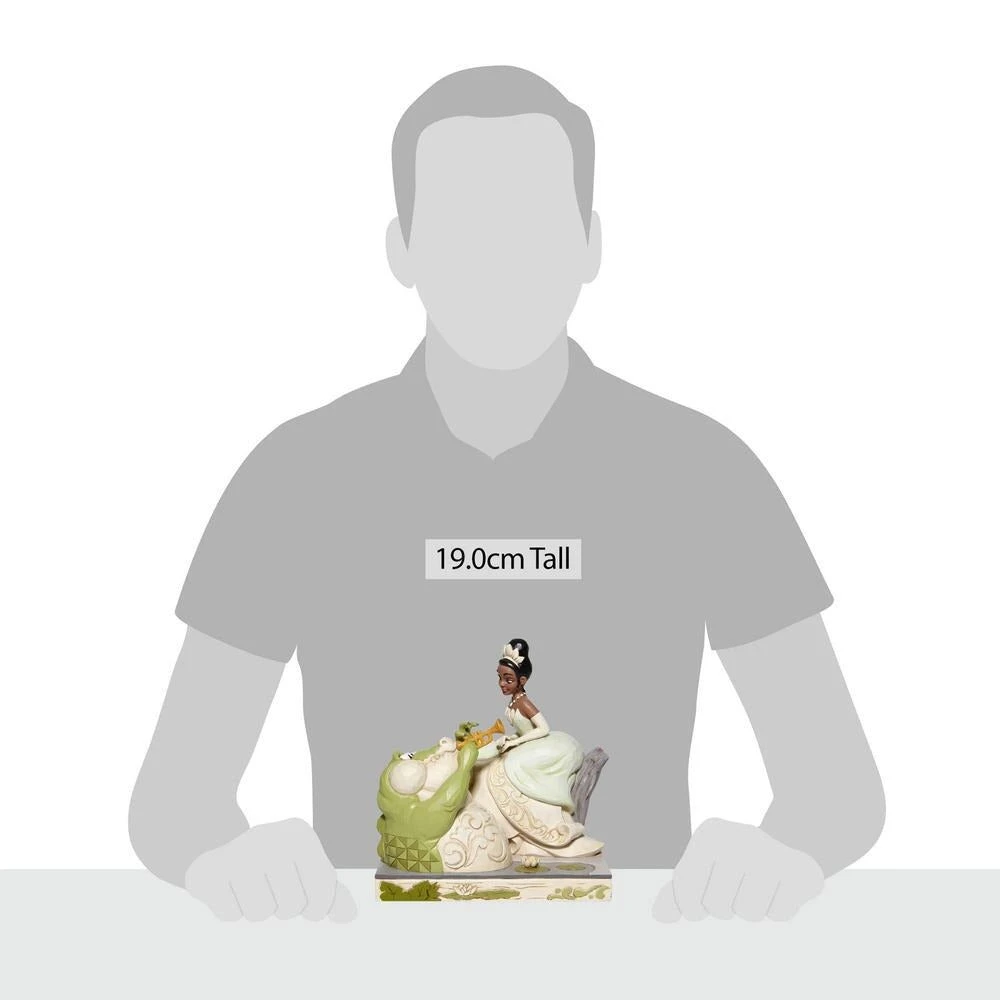 Enesco Disney Traditions White Woodland Tiana W/ Louie By Jim Shore - Image 6