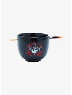 Nightmare Before Christmas 20oz Ramen Bowl With Chopsticks