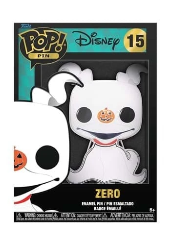Funko The Nightmare Before Christmas Zero Large Enamel Pop! Pin